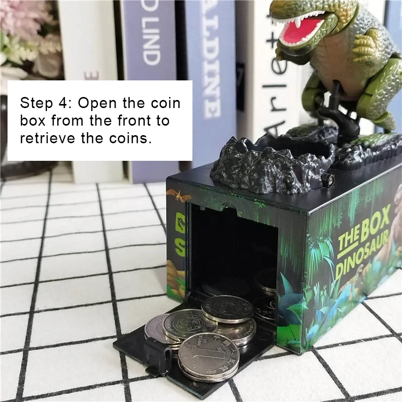 子供のための恐竜貯金箱,漫画の貯金箱,金庫,おもちゃ,コイン収納
