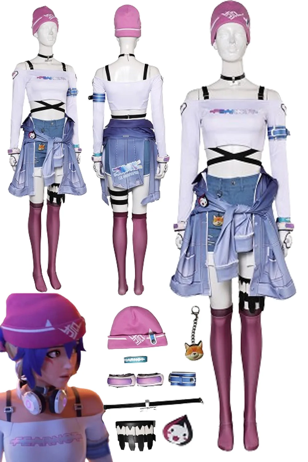 

Пиджак Kiriko, Женский костюм для косплея, игровая шапка для ролевых игр OW, наряды, женские перчатки, полный комплект, костюм для Хэллоуина, карнавала, маскировки