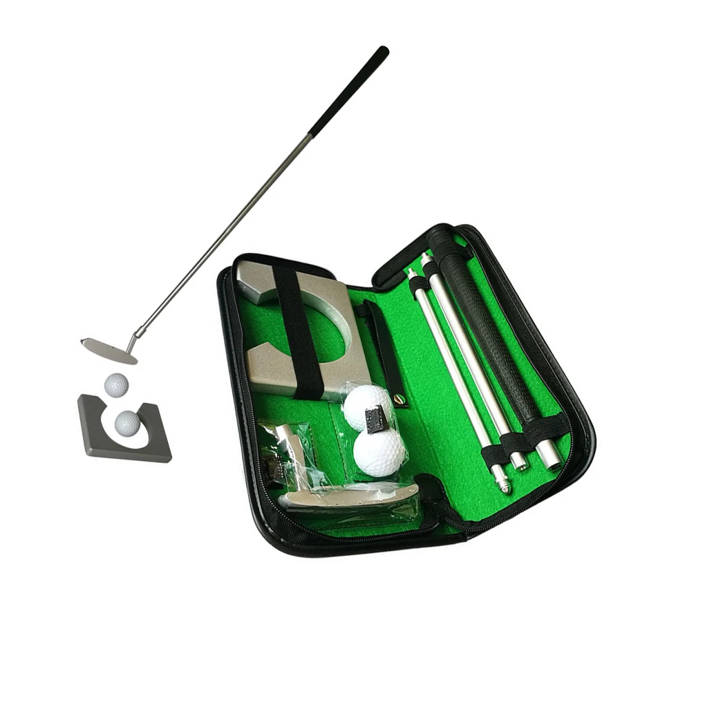 

Putter Set Training Aid Putting Head Professional Rubber Practice Kit