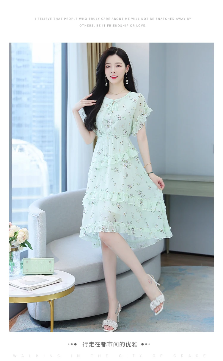 Short Puff Sleeve Dress Women Patchwork Turn Down Collar Korean Tunic  Female Dress (Color : A, Size : S code) (A S code) : Buy Online at Best  Price in KSA -