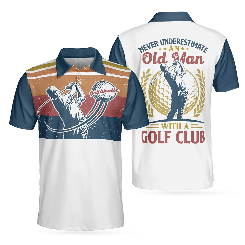 

2023 Summer Golf Men POLO Shirt Quick Dry Sports Shirts High-Quality Loose Elastic T-Shirt Moisture-Wicking Short Sleeve Clothes