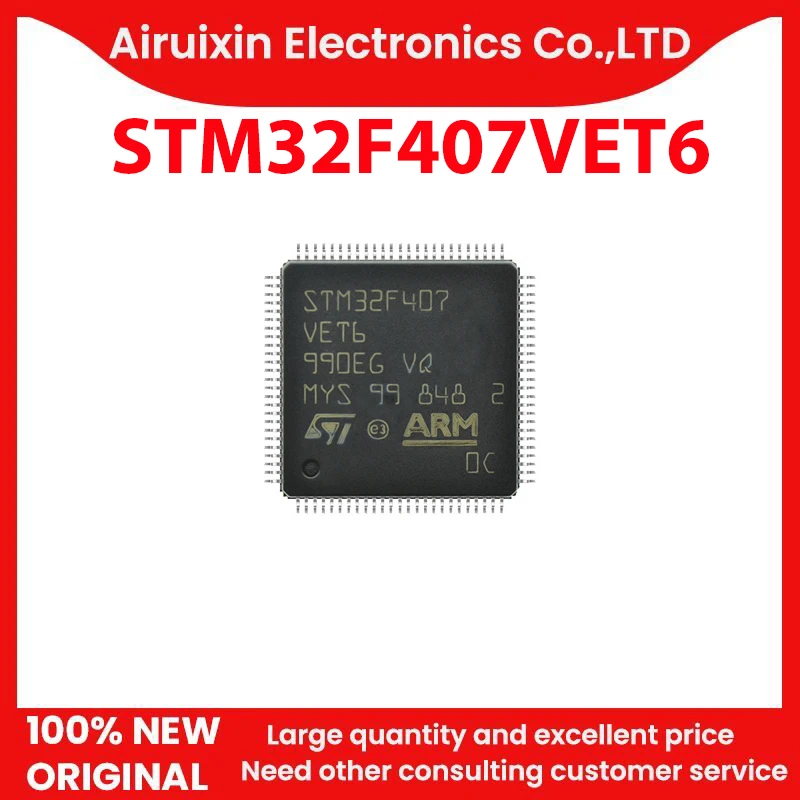 

100% New and Original STM32F407VET6 LQFP100 1PCS/LOT