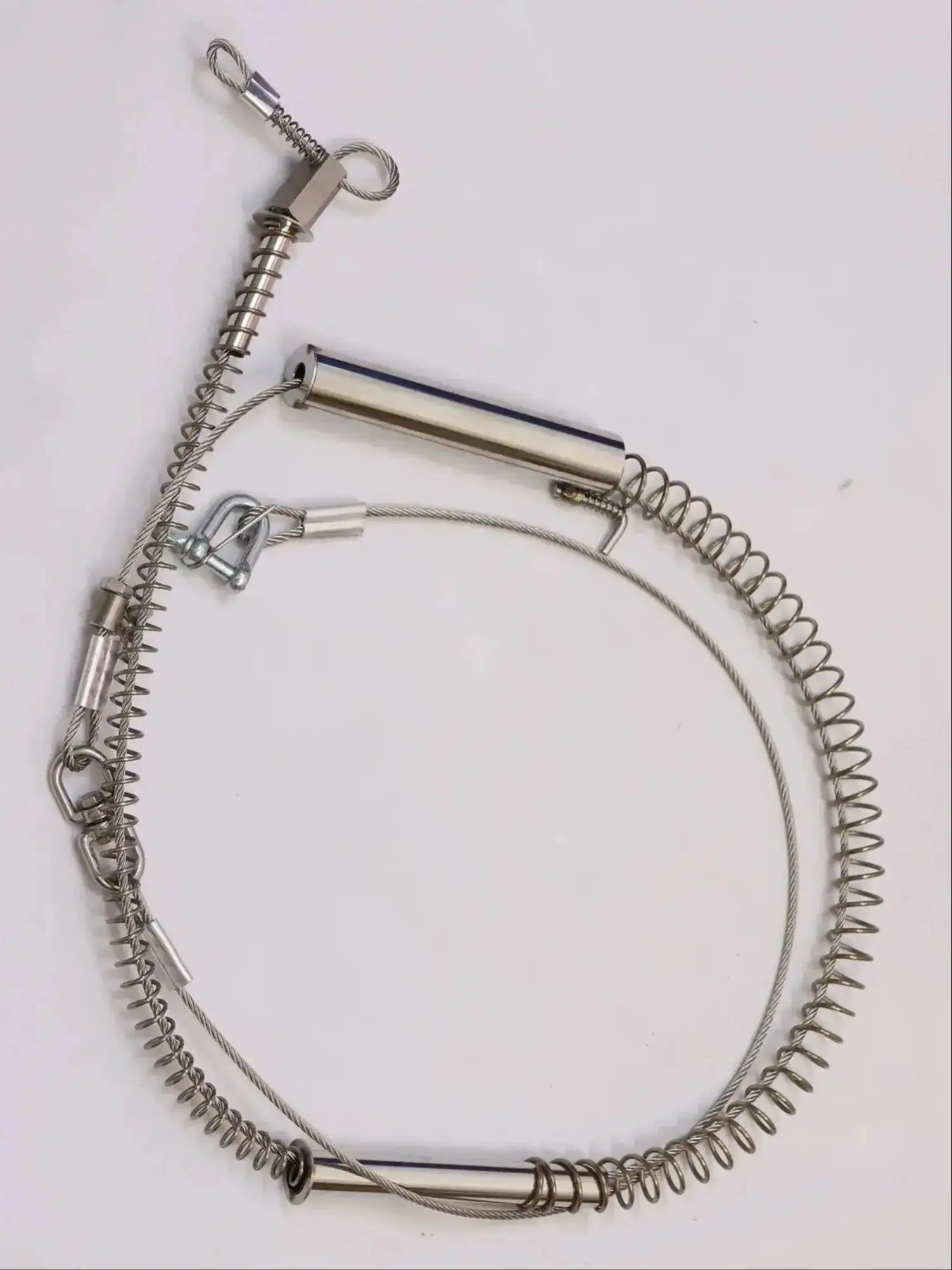 야생 멧돼지 트랩, 여우/쥐 트랩 교체용 1PC 이중 강력 스프링 (너트 포함, 직경 4MM)