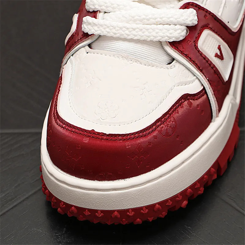 British Designer Wedding Party Shoes Autumn Fashion Casual Sneakers Round Toe Thick Bottom Walking Office Leisure Loafers T146 5