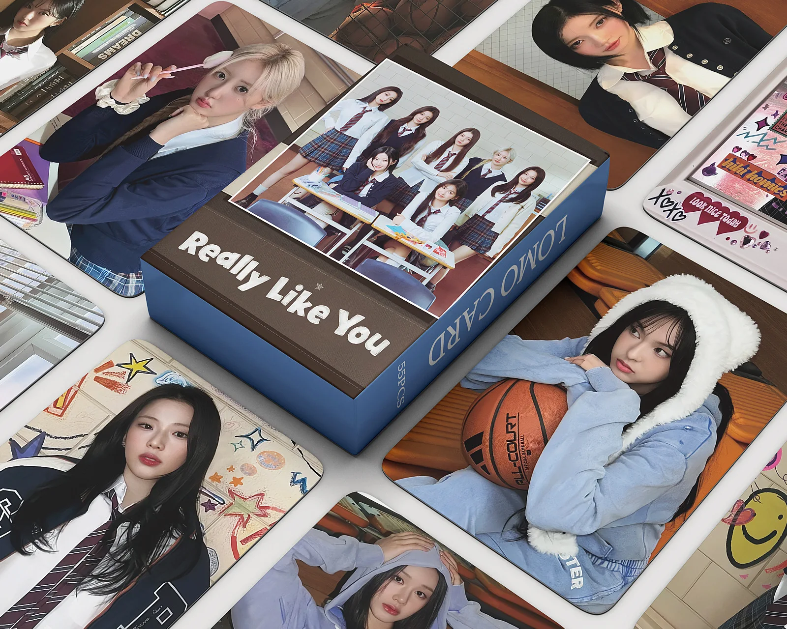 Kpop BABYMONSTER Photocards Album DRIP REALLY LIKE YOU 55PCS