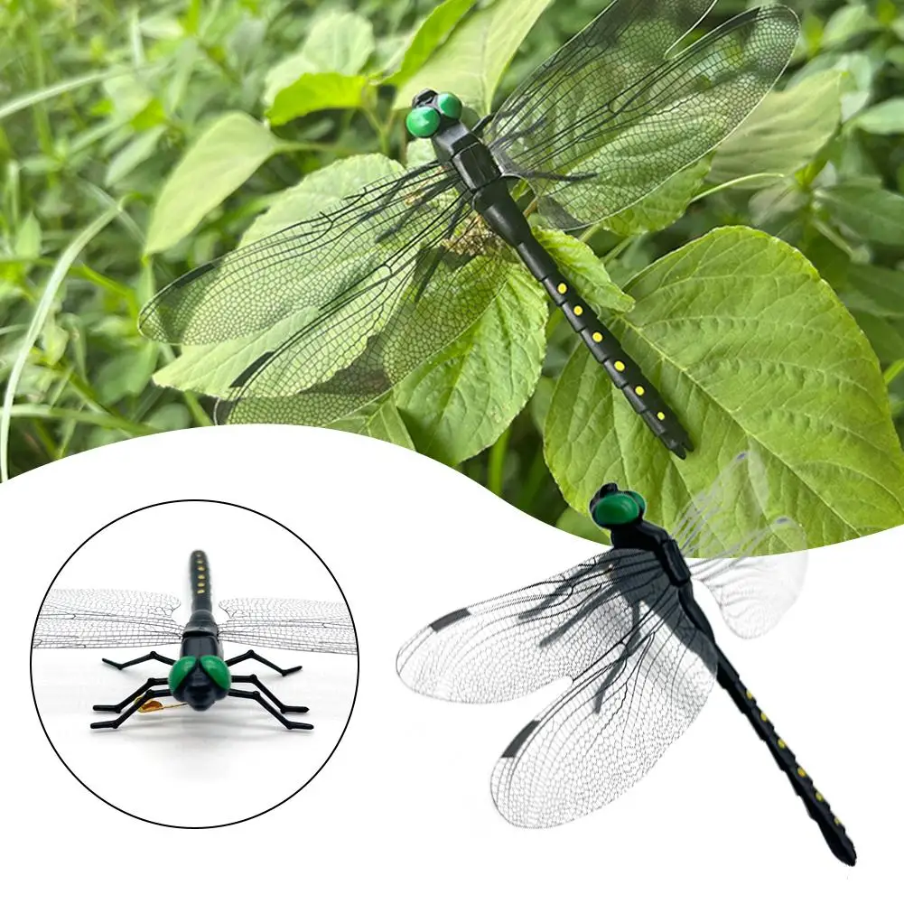 Adult Simulation-Dragonfly Mosquitoes-Repellent Model Outdoor Anti-Fly Realistic-Dragonfly Model for Hiking Fishing Tool