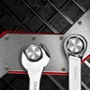 Automotive Repair Wrench Set, 6-piece Set, Plum Blossom Double End Open End Dual-purpose Plastic Clamp Wrench 4