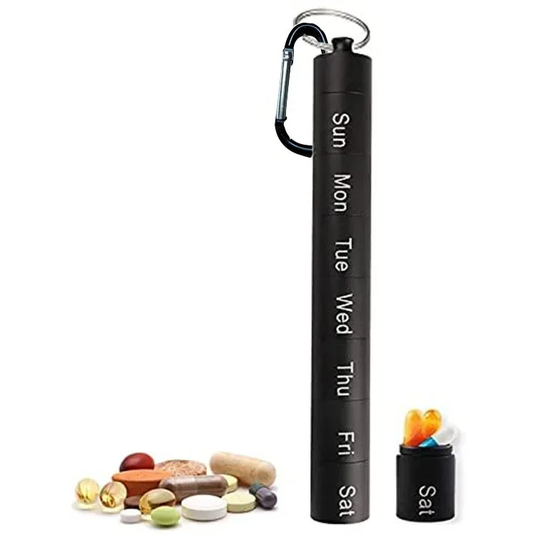 

Sealing Waterproof 7-Day Split Aluminum Alloy Metal Medicine Box