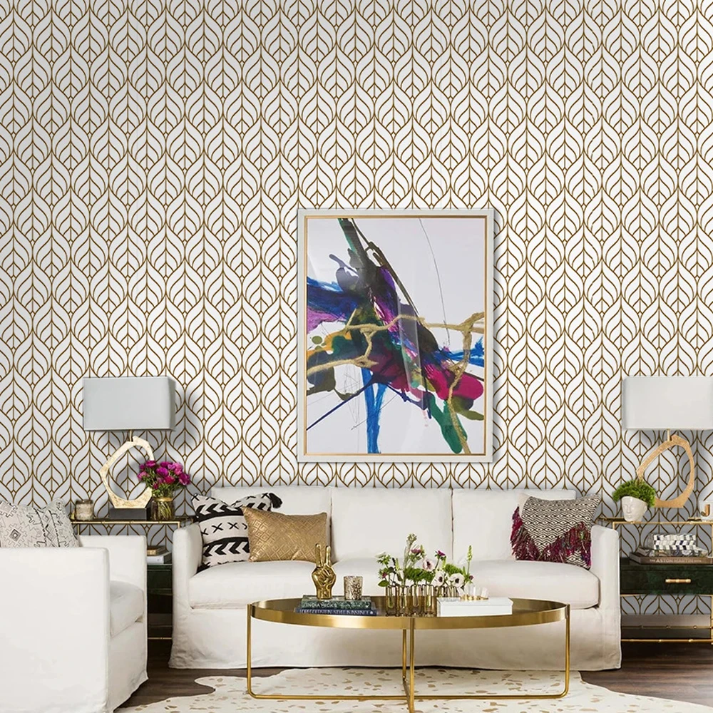 

Geometric Patterns Vinyl Home Decor Self Adhesive Wallpapers Living Room Bedroom Wall Decoration Furniture Makeover Wall Sticker