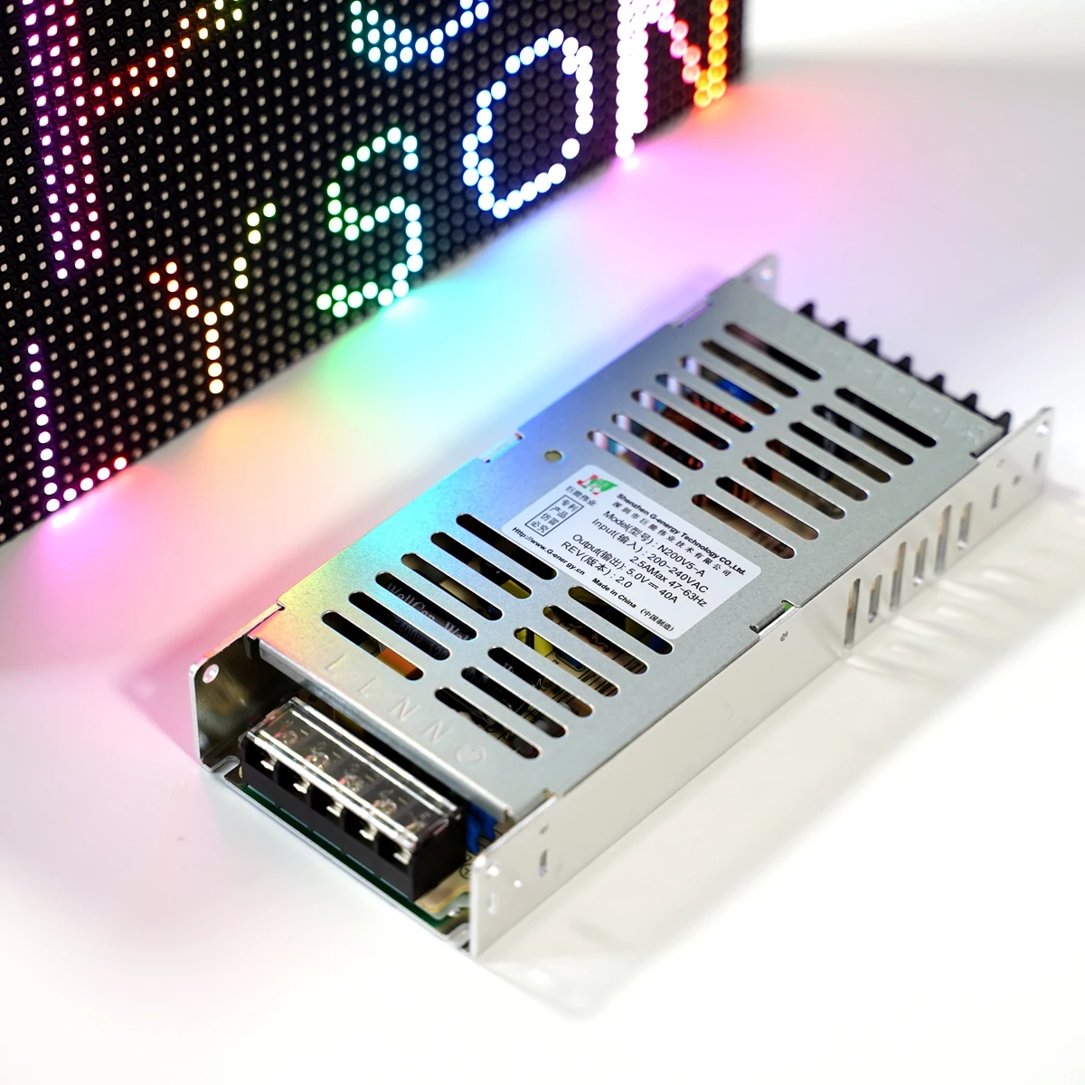 G-energy Power Supply N200V5-A 200W 5V40A 200~240VAC Input Voltage DC5V Output