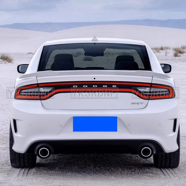 Glossy Black V-Style Rooftop Rear Spoiler For 2015-2023 Dodge Charger (Fits GT, R/T, SRT, Scat Pack & More)