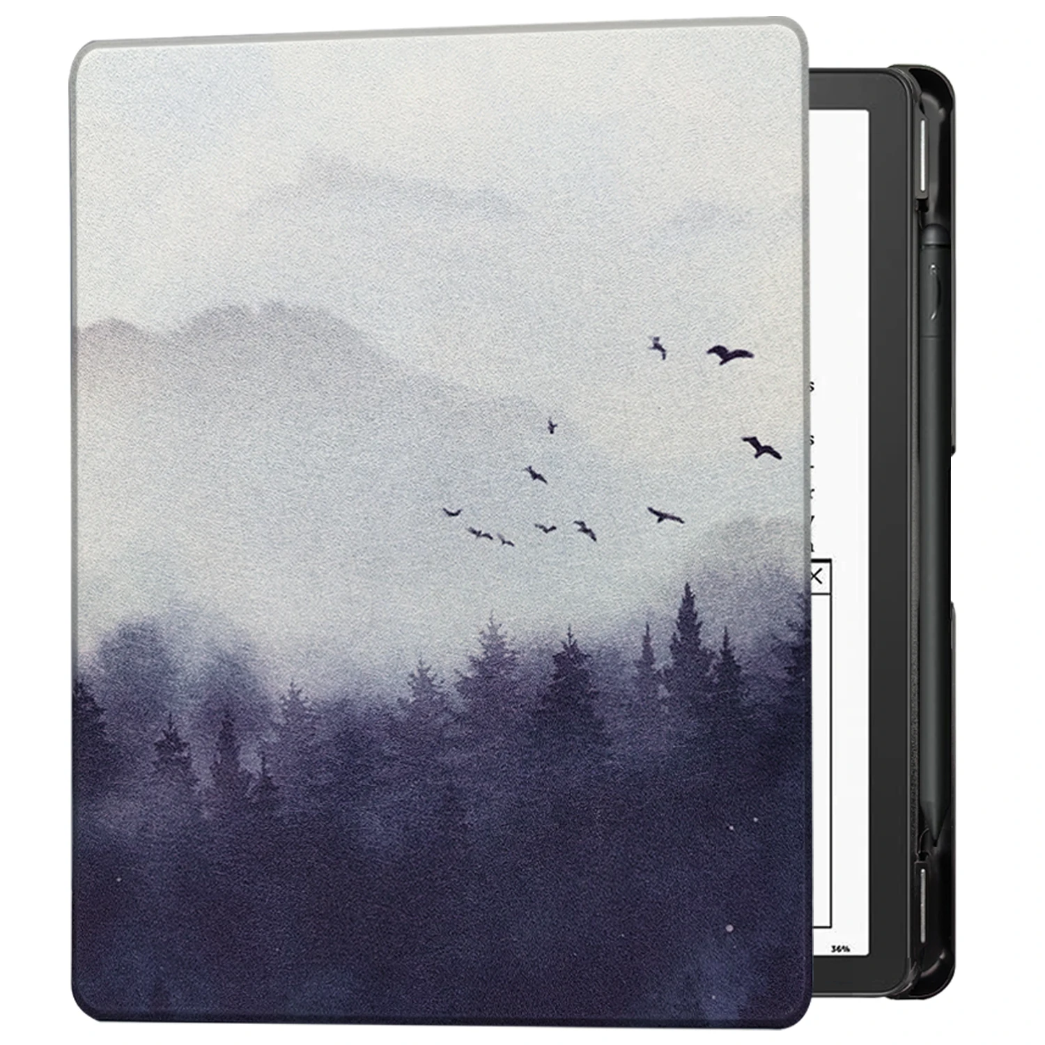 para Kindle Scribe Todos os Novos pu Capa de Couro com Auto Dormir Wake 102 in 2023 Lançado com Pen Holder Case - Imagem 4
