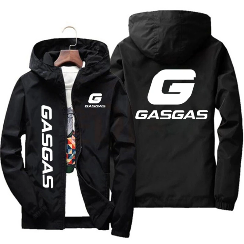 

Куртка GasGas мужская с капюшоном, мотоциклетная куртка, повседневная одежда для рыбалки, весна-осень 2024