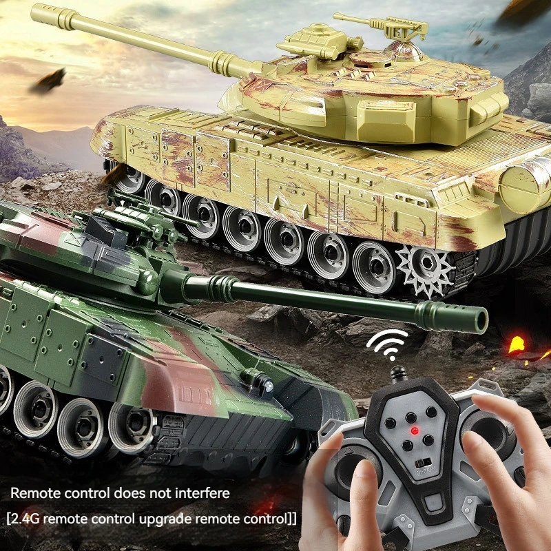 Large Children Vs. Remotecontrolled Cars, Tanks, Toys, Military Models