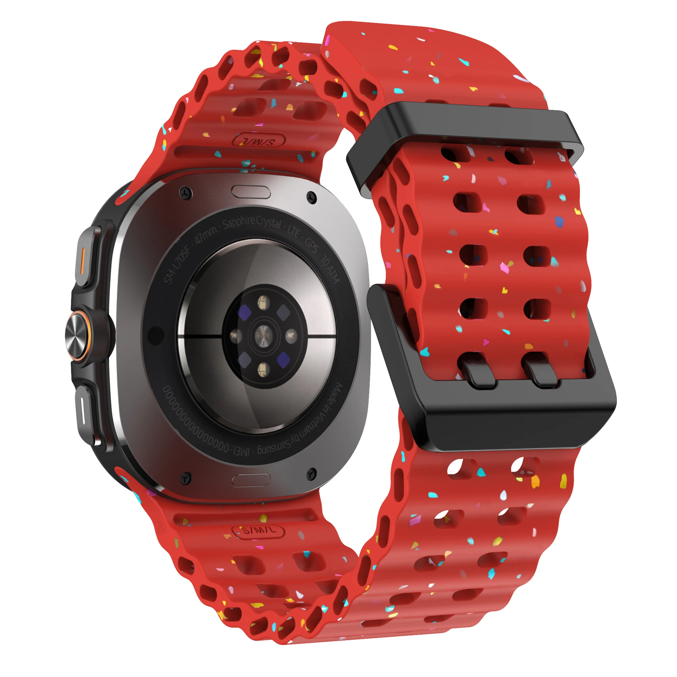 Silicone Sport Strap for Smartwatch - Durable and Comfortable Bracelet Accessory