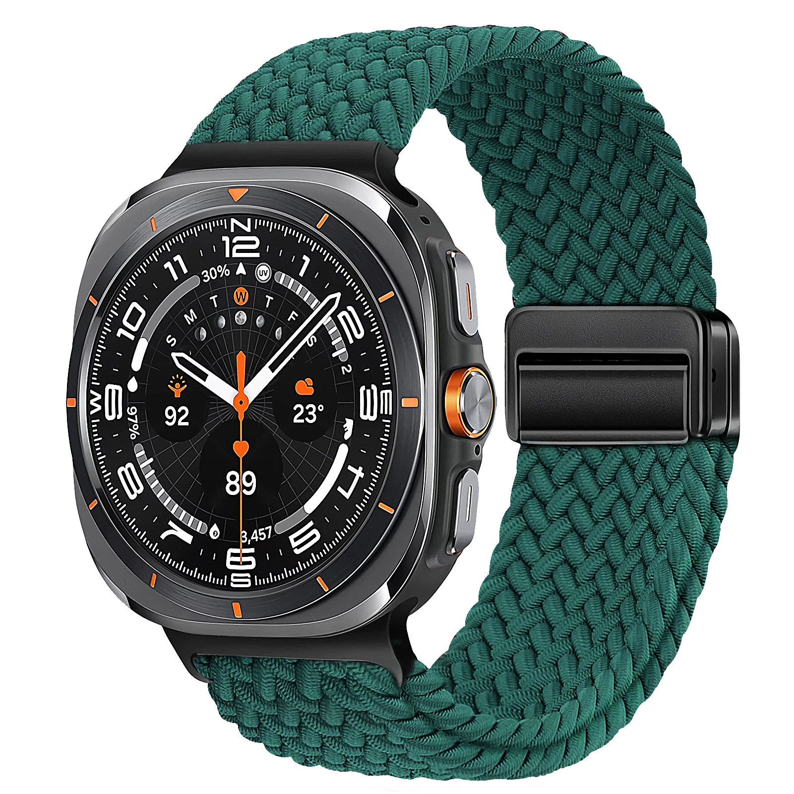 Magnetic Nylon Braided Wrist Strap Bracelet