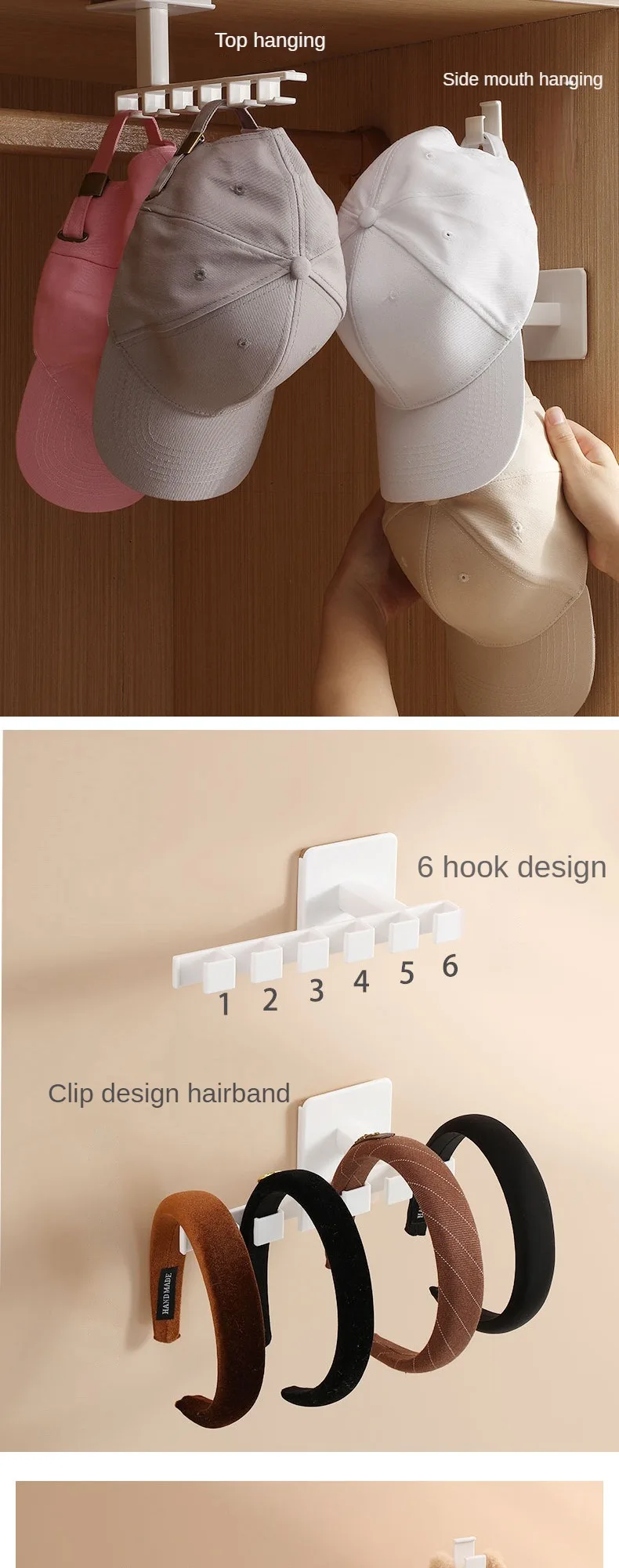 Cuelga Gorras OMOQIATOY Colgador De Gorra De Bu00e9isbol