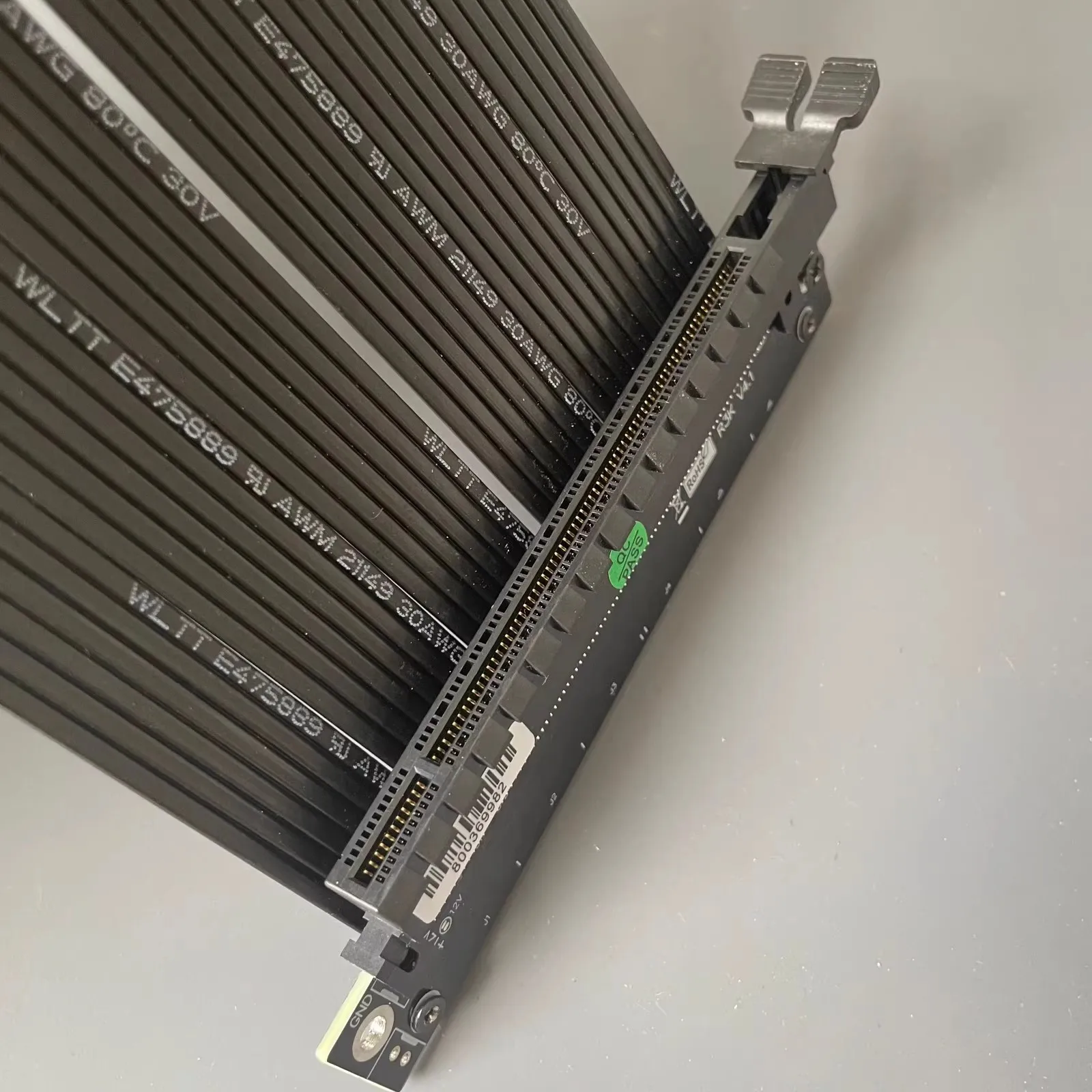 Adt-pci Express 4.0x16 Riser Cabo Alta Velocidade Estável Pcie Gen4 16x Riser Extender Único Reverso Compatível para Itx Nova Vinda - Imagem 6