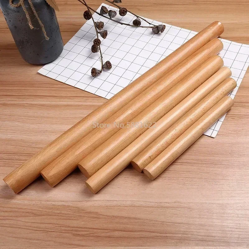 Kitchen Wooden Rolling Pin Set – 5 Sizes (16/20/25/30/50cm) 1