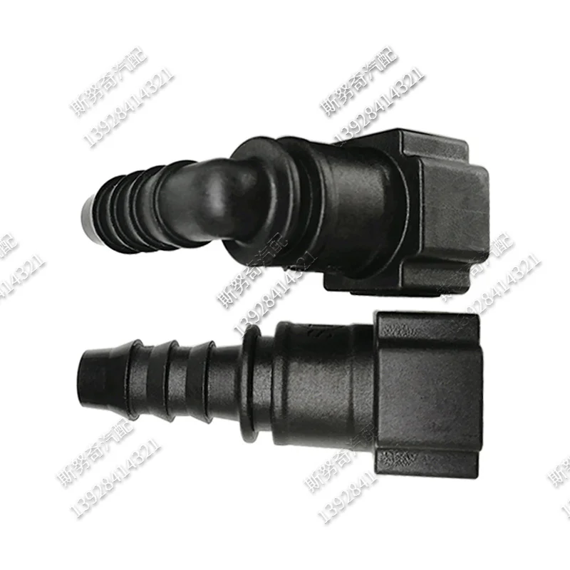 Fuel Line Connector 7.89mm ID8 Auto Fuel Line Quick Connector 180 Degree 5/16 Fuel Pipe Fittings Female Gasoline Connector 2 pcs One Lot