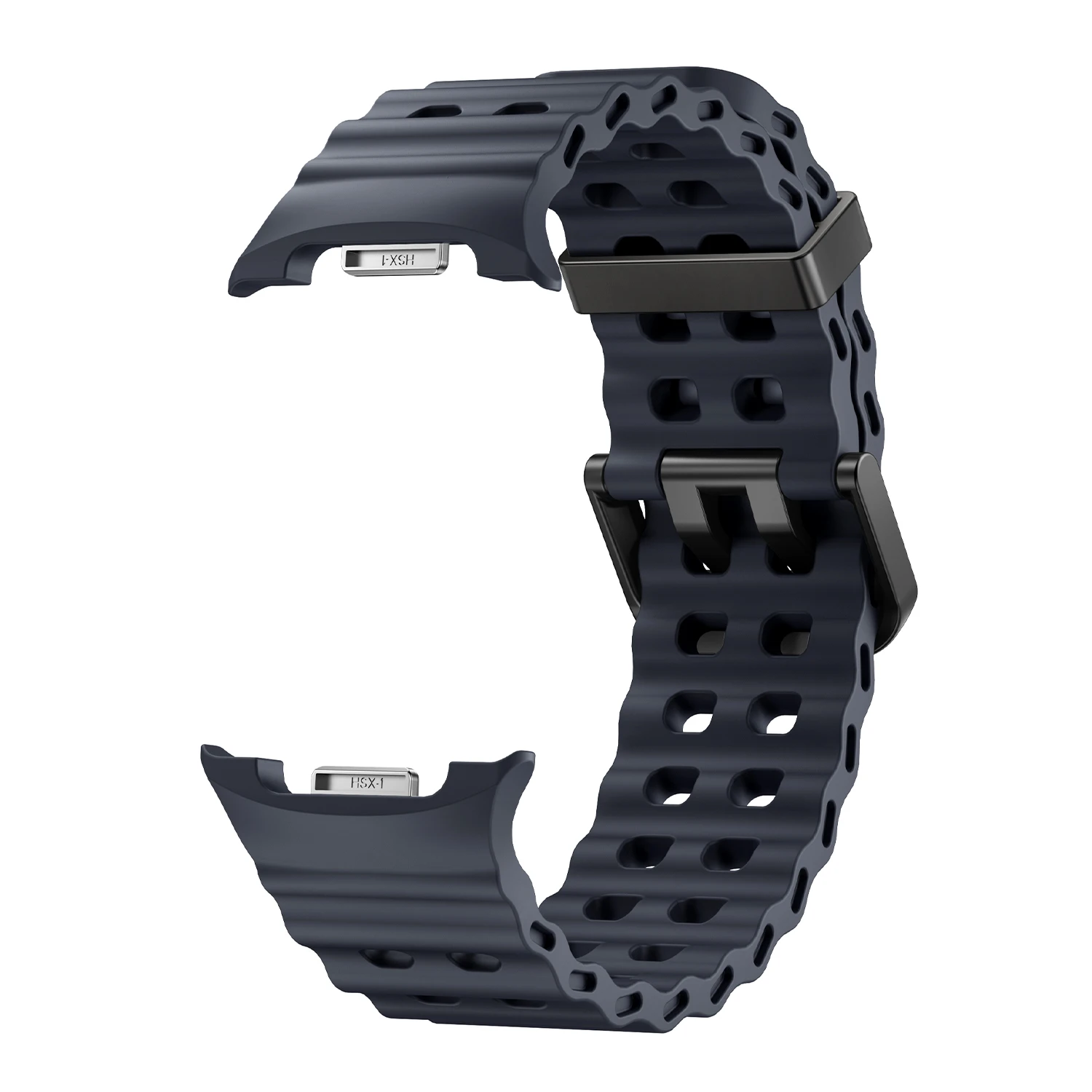 Elastic Silicone Sport Band for Galaxy Watch - Marine Blue Strap
