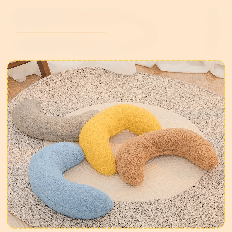 Cuscino A U Per Cani E Gatti - Morbido Supporto Cervicale, Luce Notturna, Lavabile, Comfort Animale Domestico - Foto 3