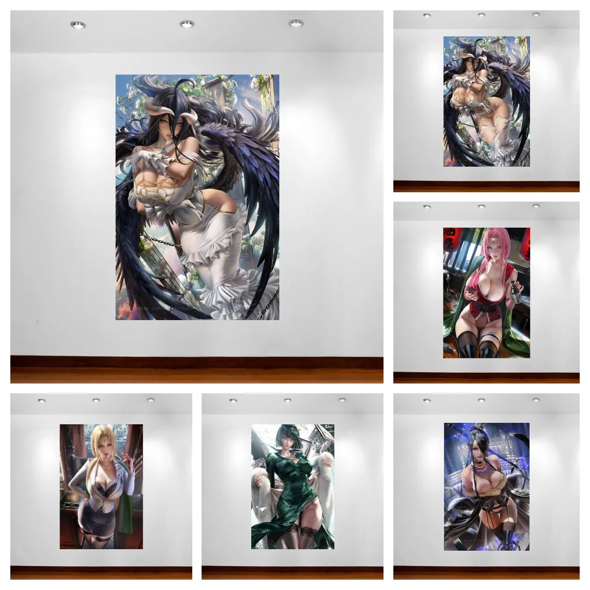 Overlord (Maruyama) Anime Poster Tsunade Ninja Poster Poster Sexy Pittura Su Tela Soggiorno Wall Decor Poster Da Parete Decorazioni Per La Casa