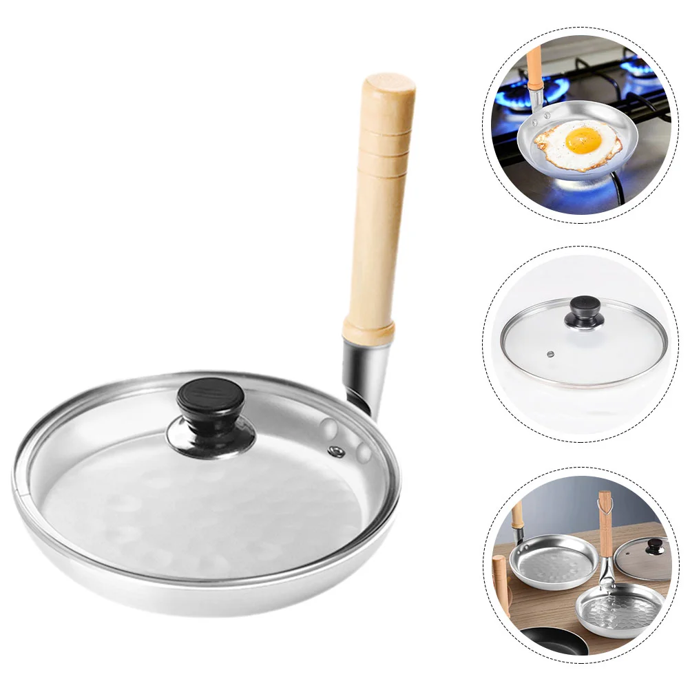 

Wood Handle Tamagoyaki Pan Japanese Cooking Wooden Frying Kitchen Oyakodon Egg Vertical Parent-child