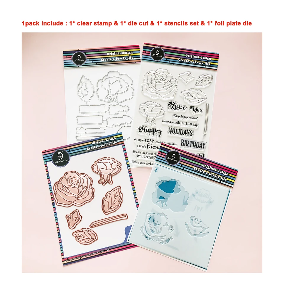 Mangocraft-Matrices De Découpe En Silicone Pour La Pêche, Tampon Transparent Pour La Ixdes Pères, Bricolage, Scrapbooking, Tampons Métalliques Pour Album De Cartes