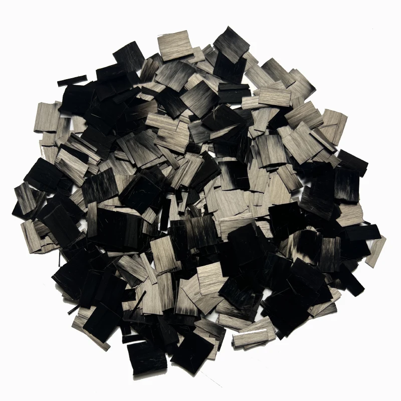 Carbon Fiber Chopped Strand 13mm Sheet-like Short Cut Carbon Fiber Automotive Interior Modification Filling Raw Materials