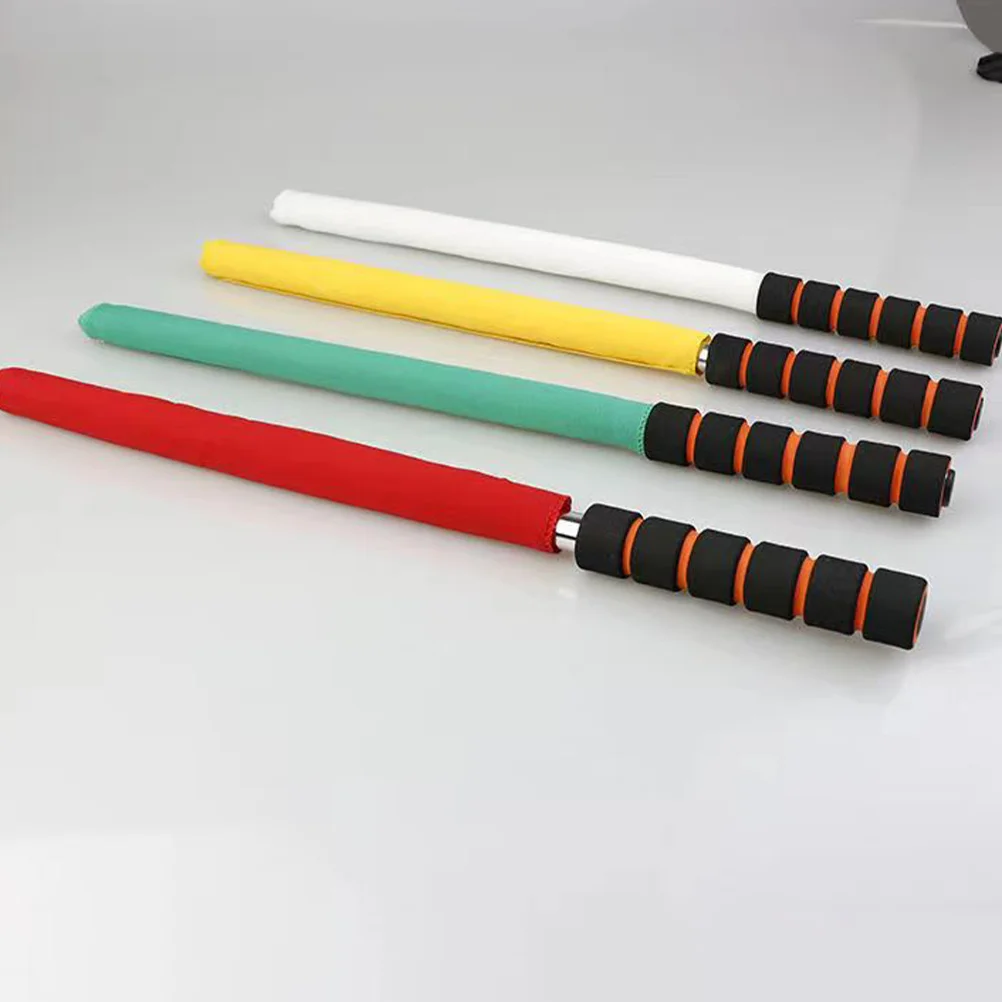 

4 Pcs Referee Flag Small Flags Athletic Gear Starting Signal Competition Colored