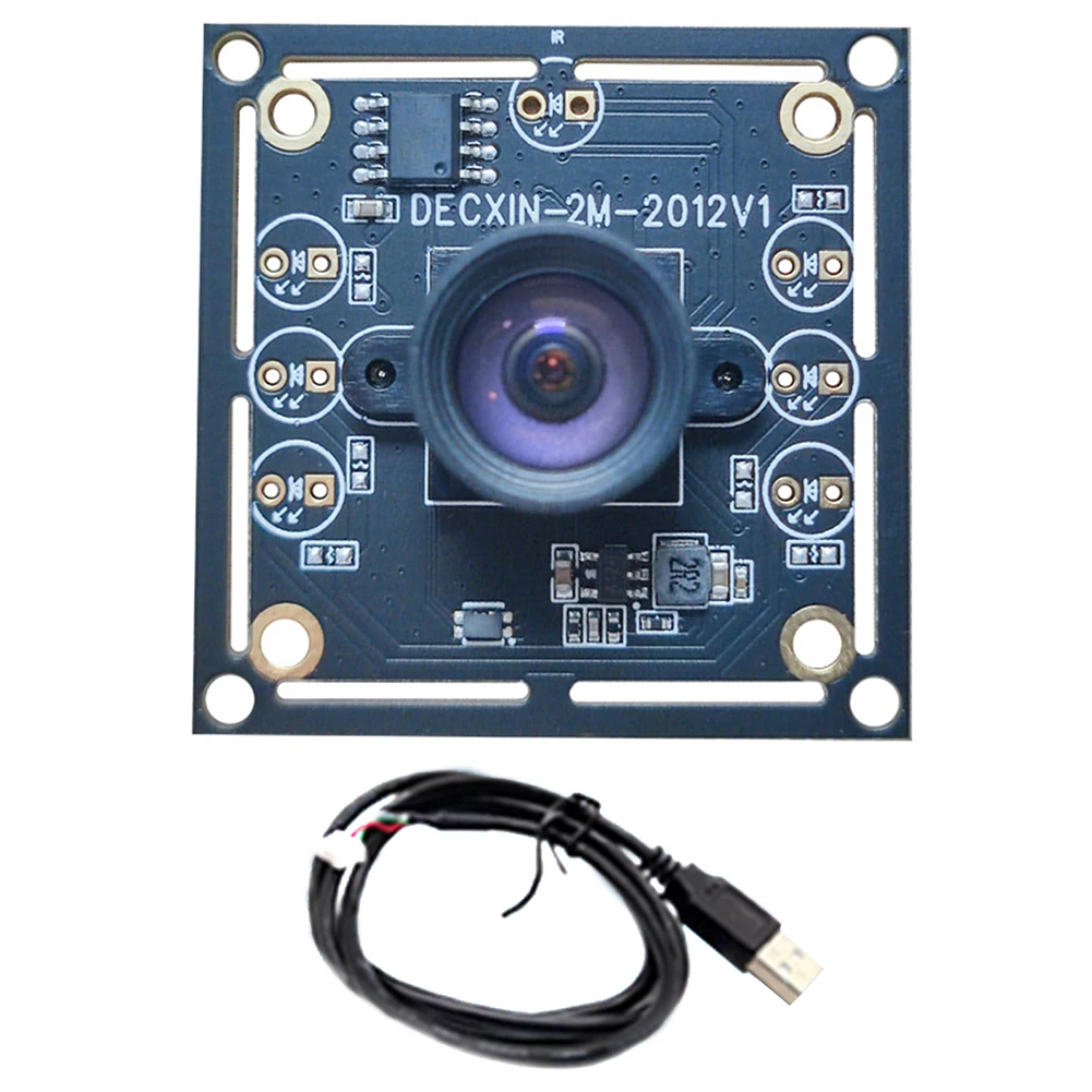 OV9732 카메라 모듈 100도 1280x720 USB 프리 드라이버 2M 케이블 윈도우 안드로이드용 수동 초점 조절 가능