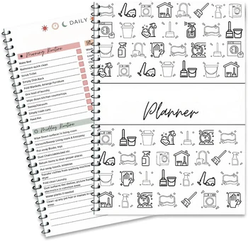 Household Chore Chart & Home Planning Stickers – Daily, Weekly, Monthly Cleaning Checklist