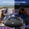 W-KING Portable Bluetooth Speakers 200W RMS, Massive Bass Party Boombox IPX7 Waterproof Speaker Large Loud Outdoor, With 2 Mic 2