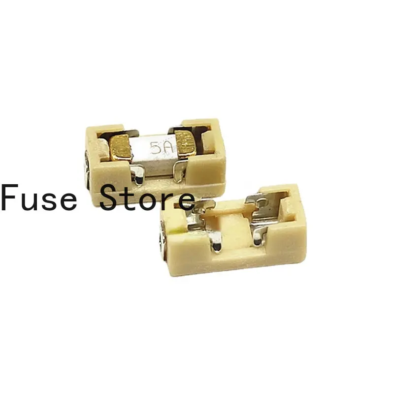 30PCS 1808 Fuse Holder  2410 Base Patch   6.1x2.69mm High Temperature Resistant 20pcs 5 20mm 6 30mm insurance tube socket fuse holder 5x20mm 6x30mm panel mount fuse holder high temperature resistant bakelite