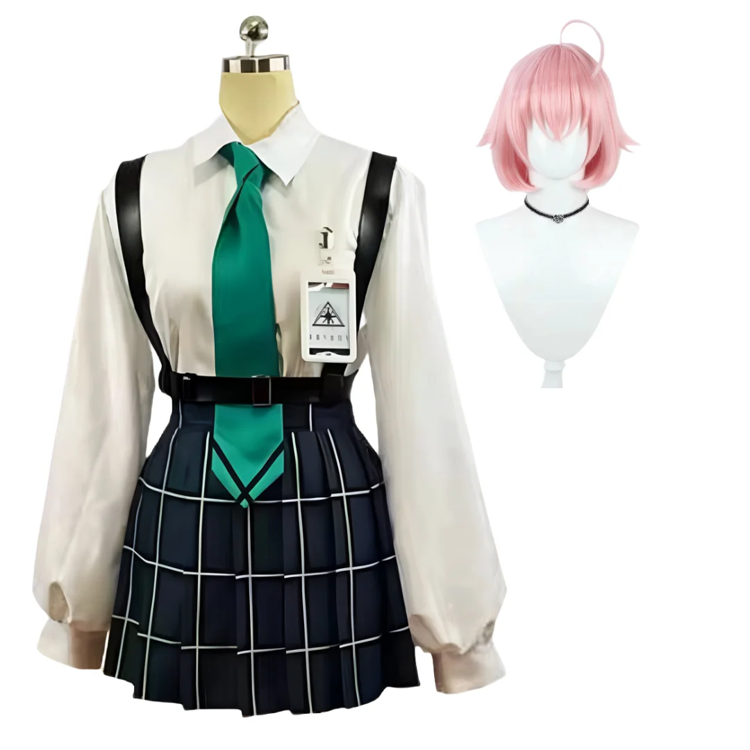 

Game Blue Archive Takanashi Hoshino Cosplay Costume Women Man Uniform Outfit Wig Halloween Costumes