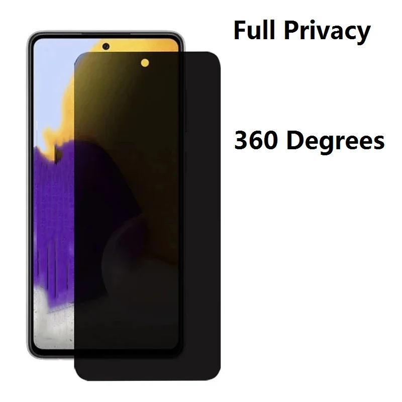 Privacy Tempered Glass Screen Protector Film - Anti-Spy
