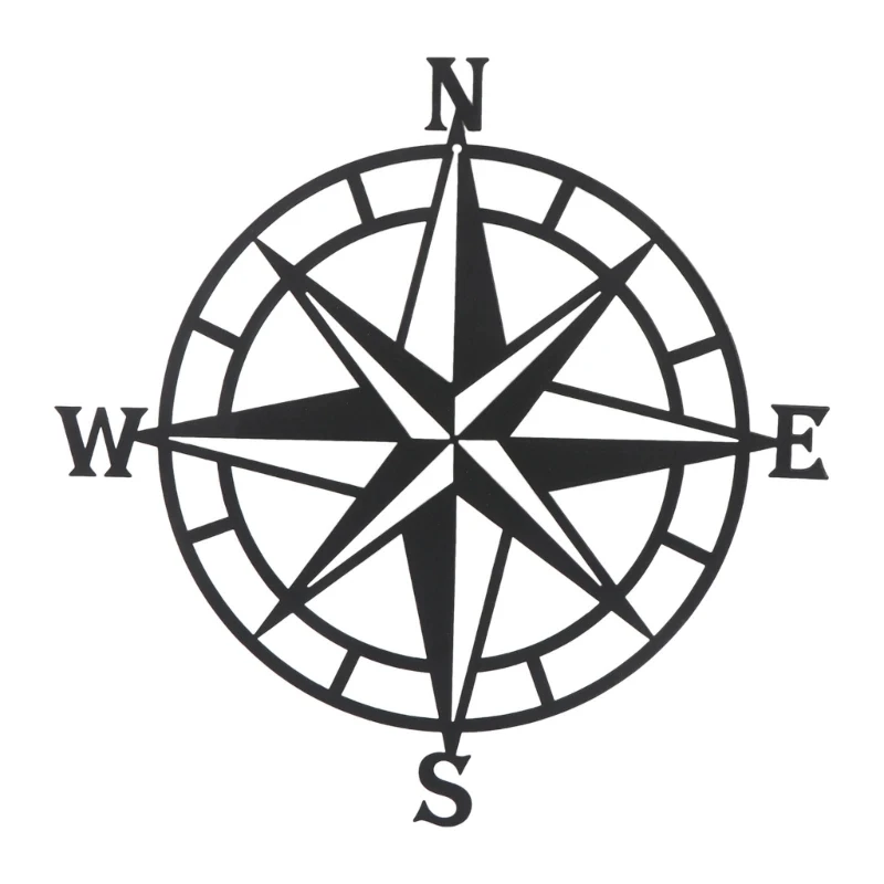 

Металлический морской компас, настенная скульптура для декора гостиной, спальни, фермерского дома