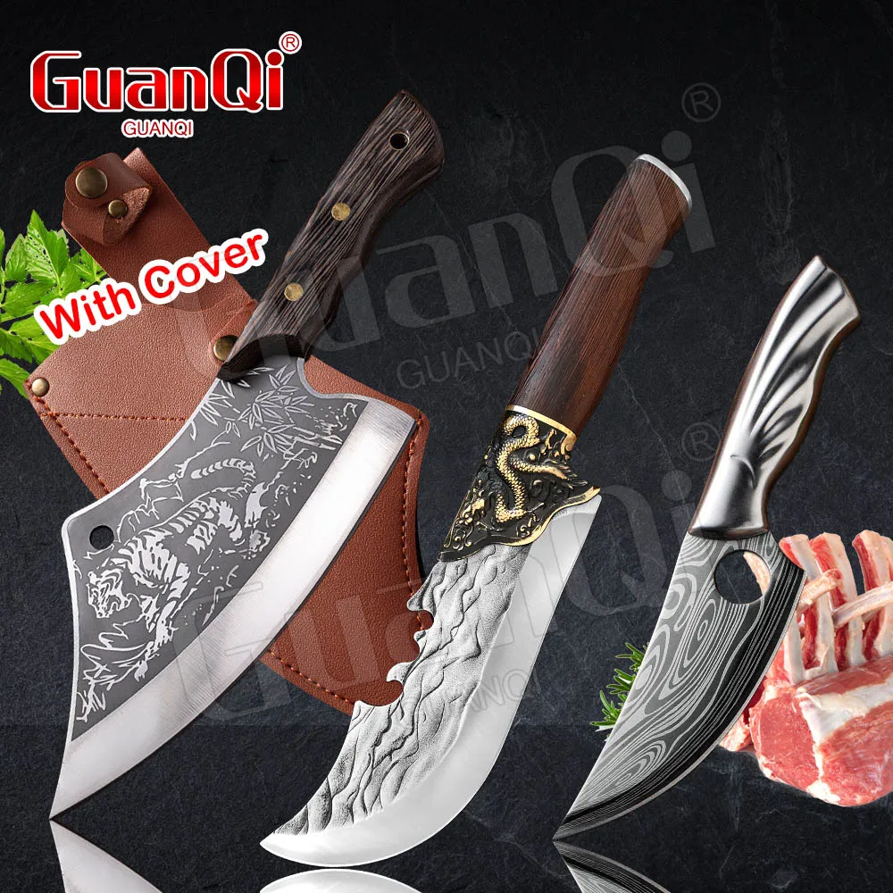 Knife Cutting Chicken Bones Boning Knife Cutting Meat Hunting