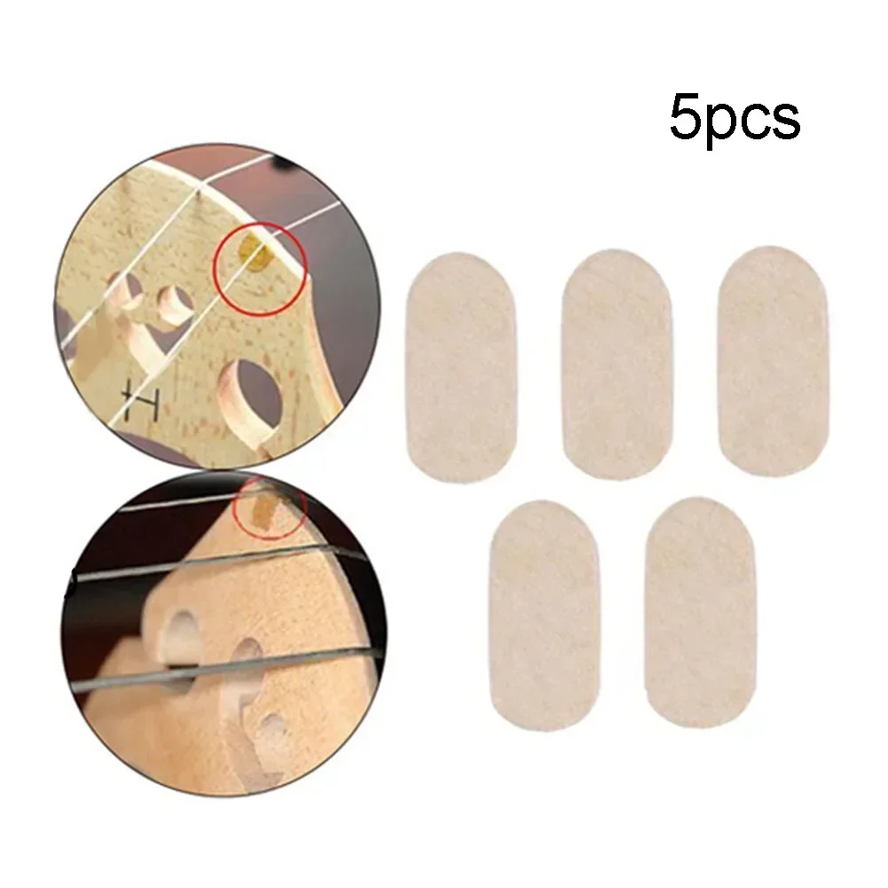 Protect Your Cello Bridges with 5PCS Cello Bridge Parchment String Protectors Long lasting and Cost effective