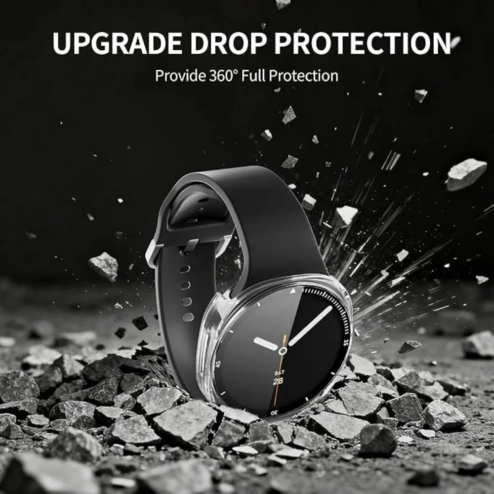 Enhanced Tempered Glass + PC Protective Bumper Cover