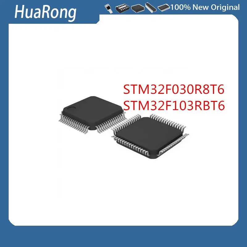 

10PCS/LOT STM32F030R8T6 STM32F030R8T6TR STM32F103RBT6 LQFP-64