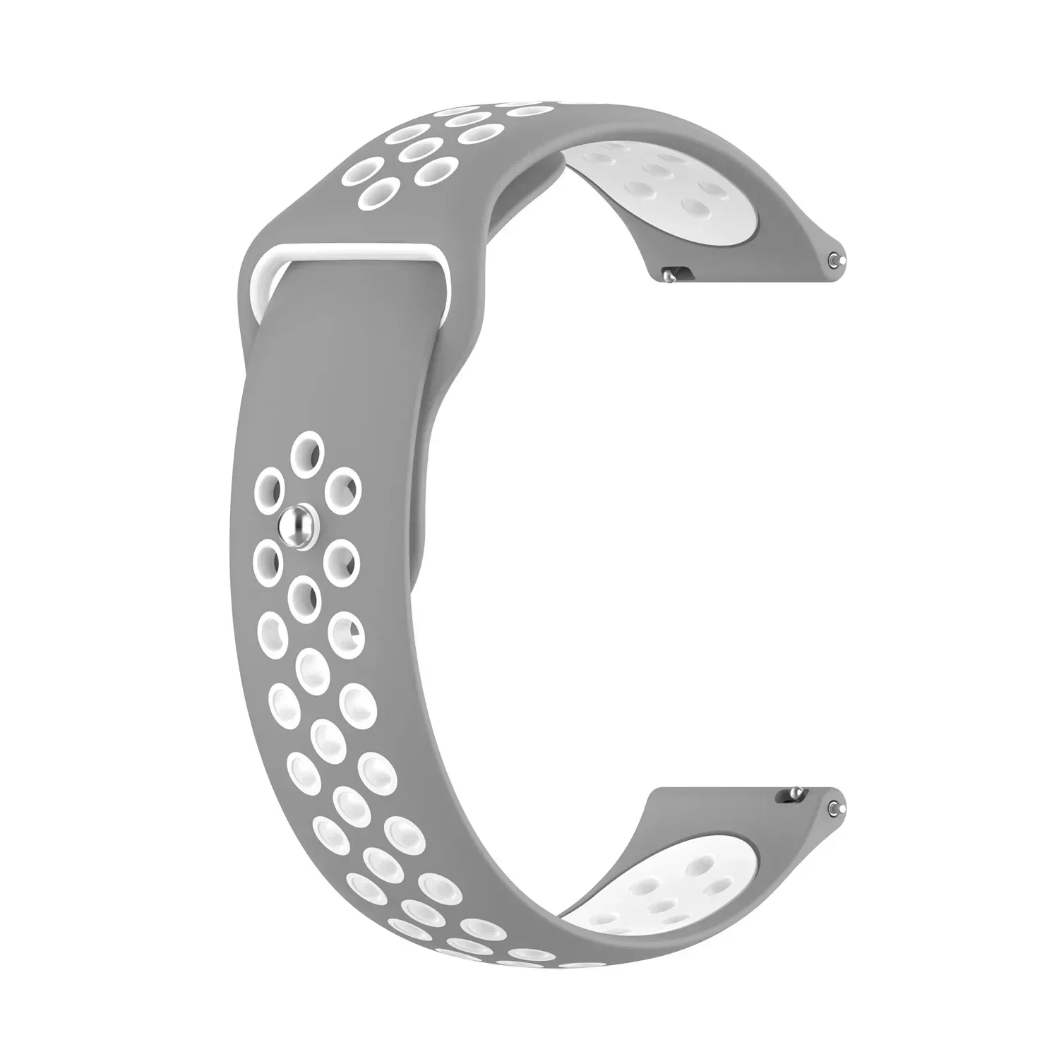 Breathable Sports Silicone Strap - Versatile 20mm/22mm Wristband