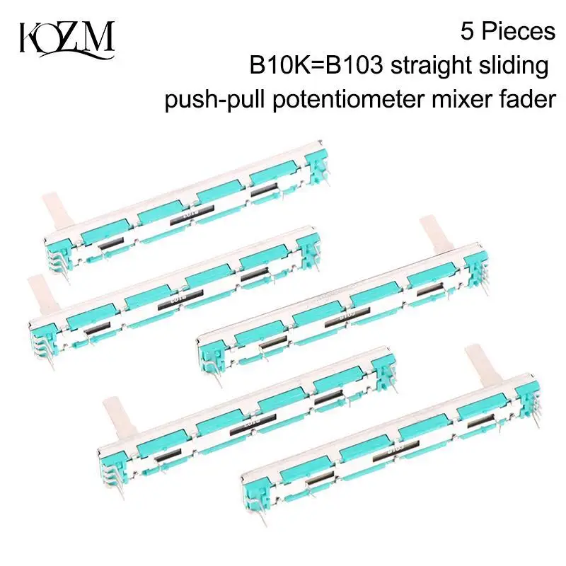 5 Pcs 75 MM Double B10K Original B10KX2 Behringer Pot Mixer Fader pot mixer fader