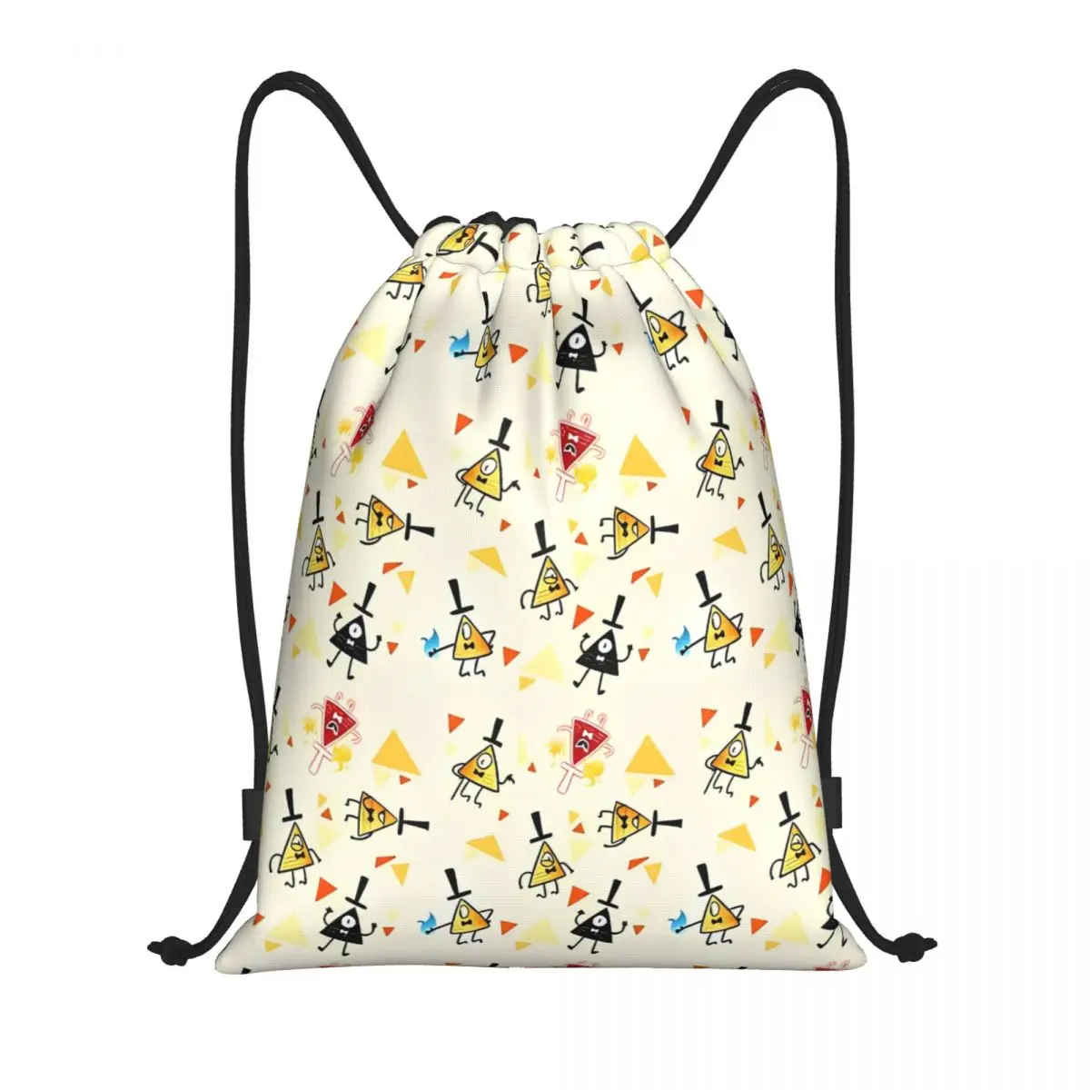 Mochila con cordón Let's Get Weird Gravity Falls Bill Cipher, bolsa de deporte para gimnasio, bolsa de cuerdas para hacer ejercicio