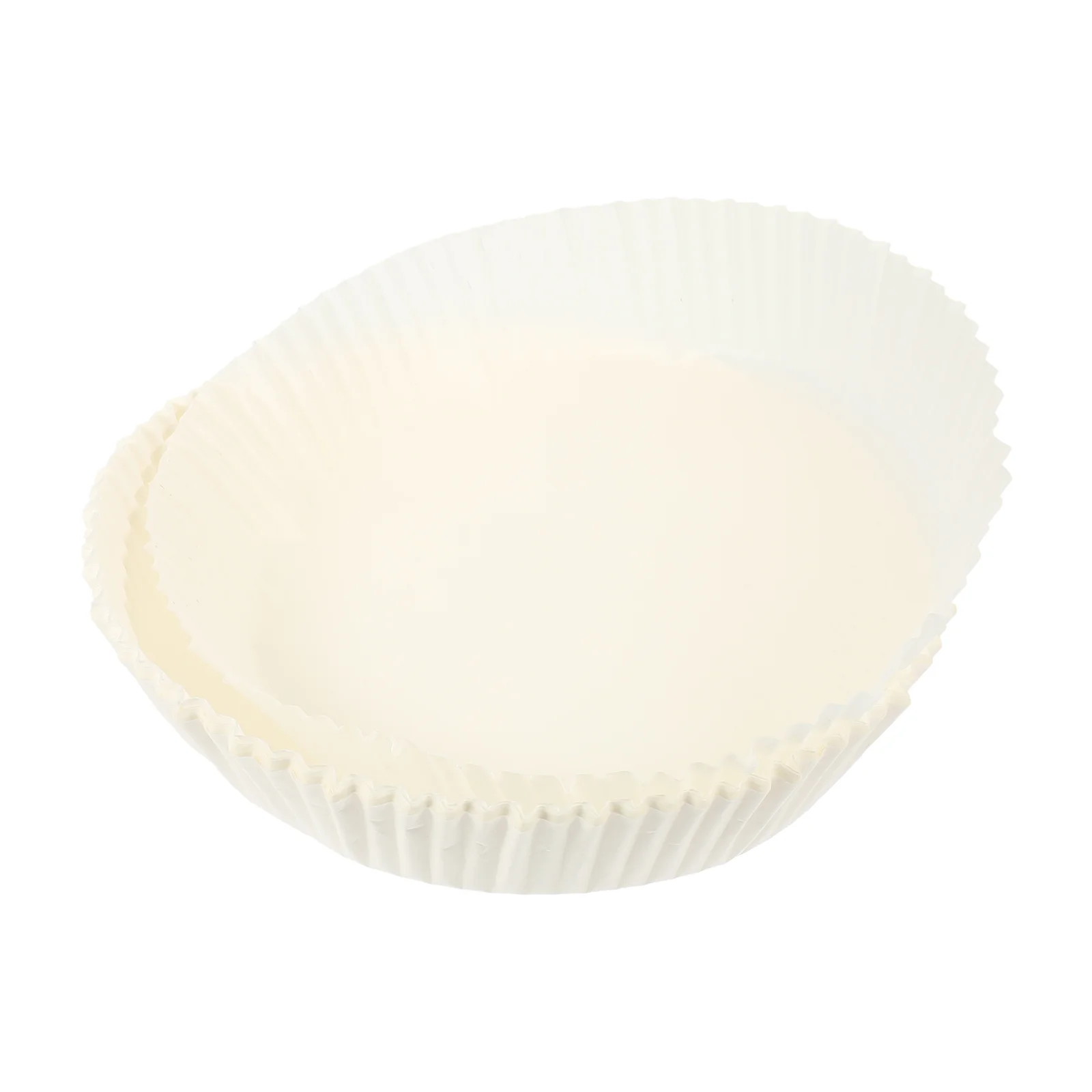 

100 Pcs Disposable Trays for Food Air Fryer Paper Pallet Baking Pans Non-Stick Mats White Chicken Wing