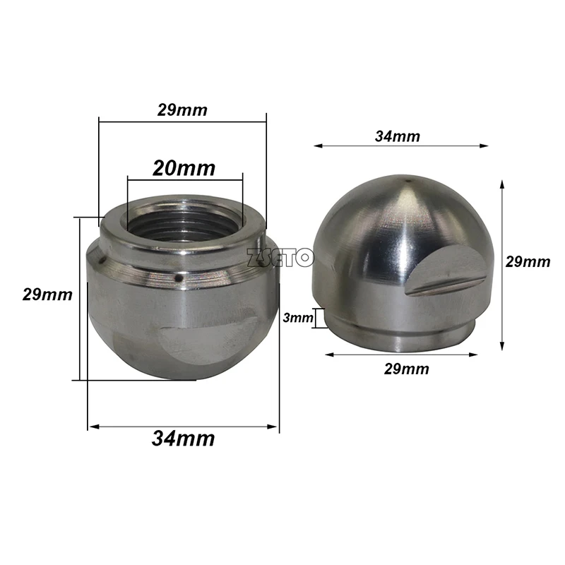 Stainless Steel High-pressure Nozzle Cleaning And Dredging Machine Small Car Washing Machine Accessories Dredging Sewage Holes