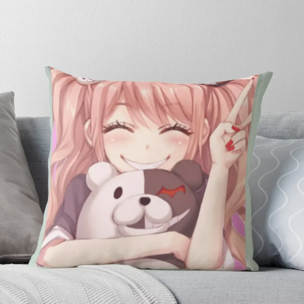 

enoshima Throw Pillow Pillowcase Ornamental Pillow anime girl