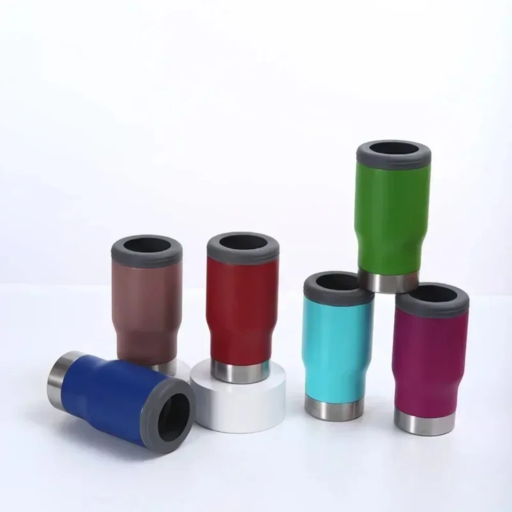 14oz Beer Thermal Insulation Mug Double-layer with Bottle Opener Insulated Cup Vacuum Stainless Steel Beer Cooler Mug