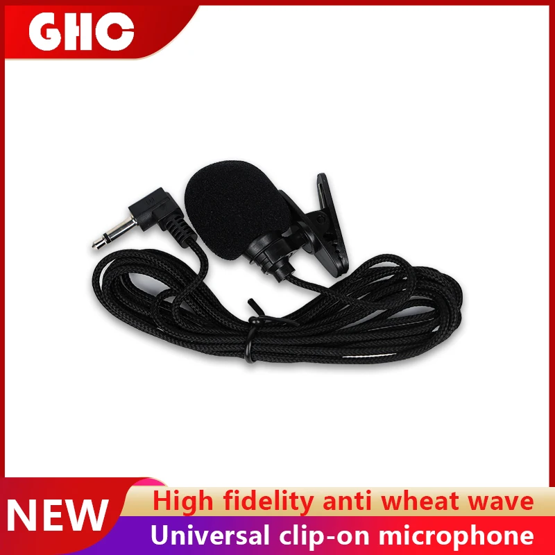 2M Car Audio Microphone Mic Mono Mini Wired External Microphone for PC